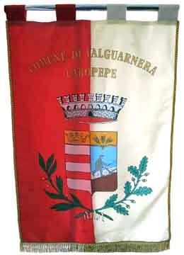 Interlicchia family heraldic banner with coat of arms