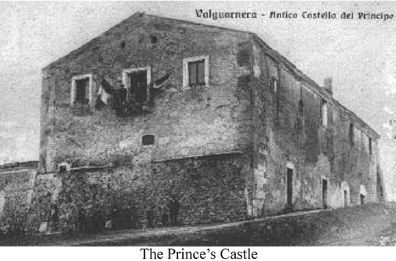 The Prince's Castle — the original home of Count Giovanni Valguarnera around which the town developed